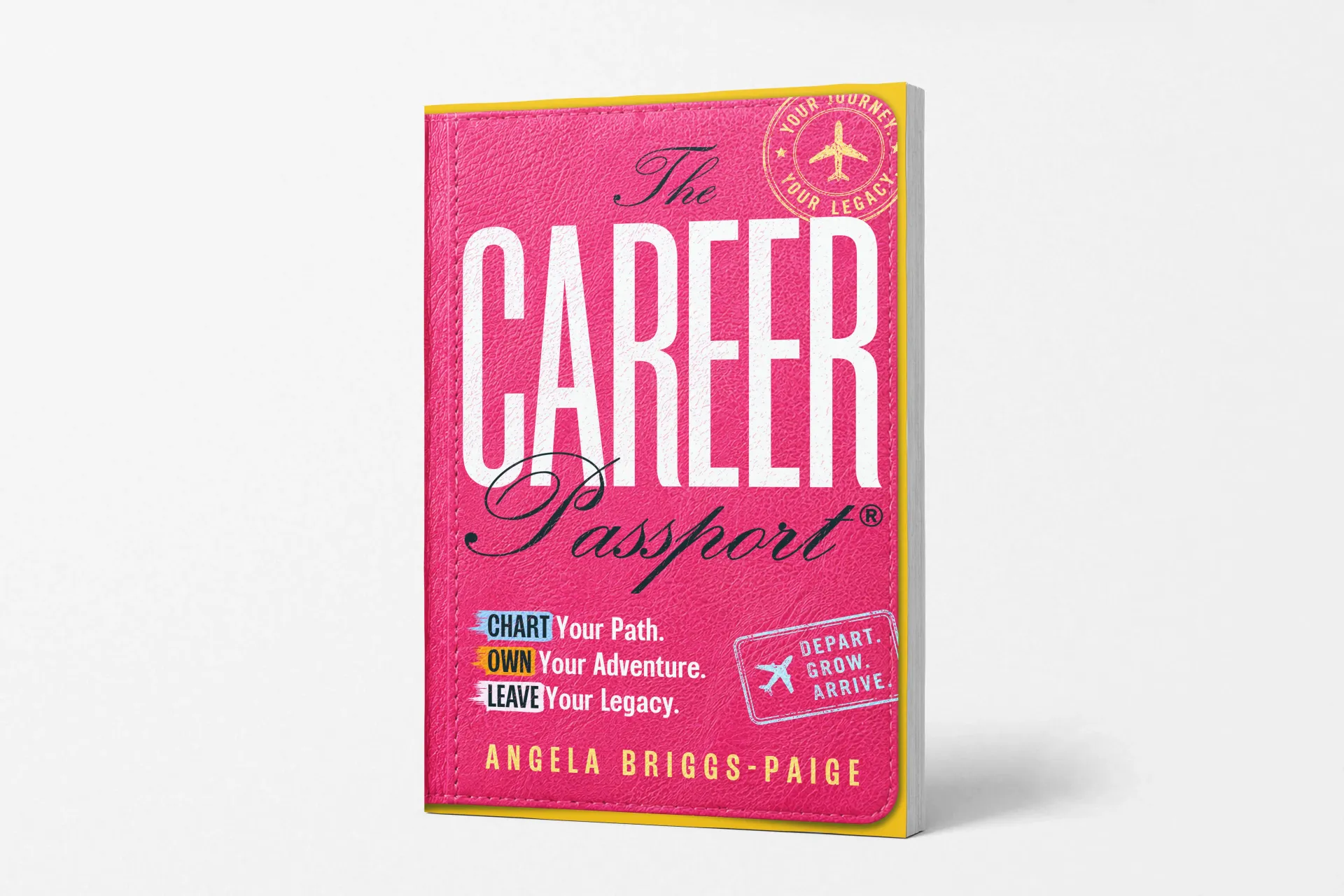 The Career Passport book cover mockup